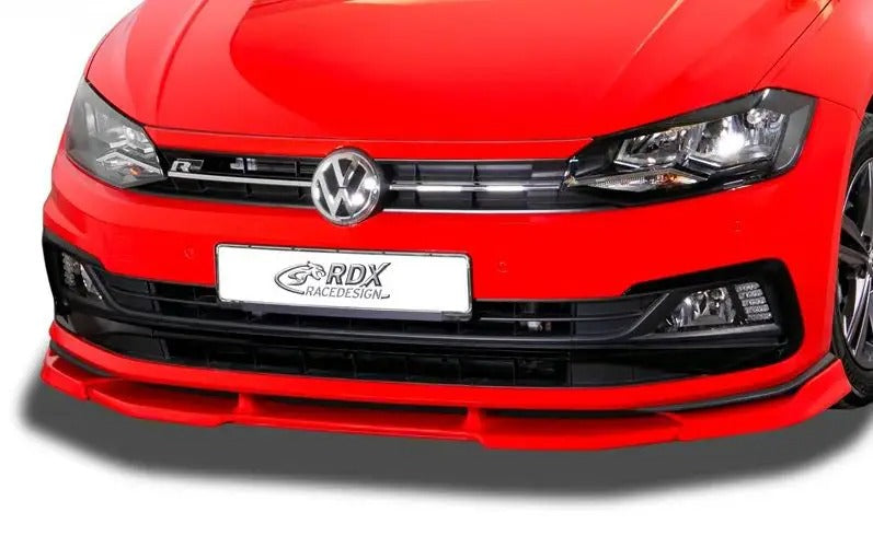 RDX RaceDesign, Frontspoiler Vario-X, passar Volkswagen Polo (2G/AW) R-Line/GTi 2017- (PU)