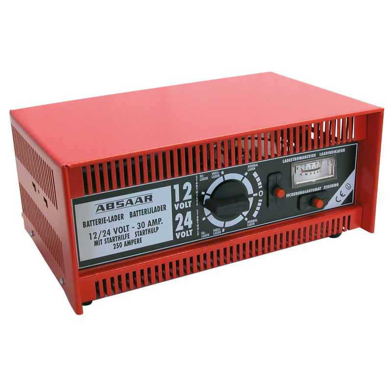 Absaar, Professionell batteriladdare N/E AmpM SH250 - 12V/24V 30A med starthjälp