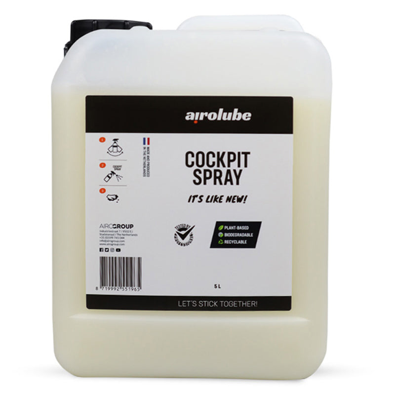 Airolube, Cockpit Clean and Care Spray - 5-liters jerrycan