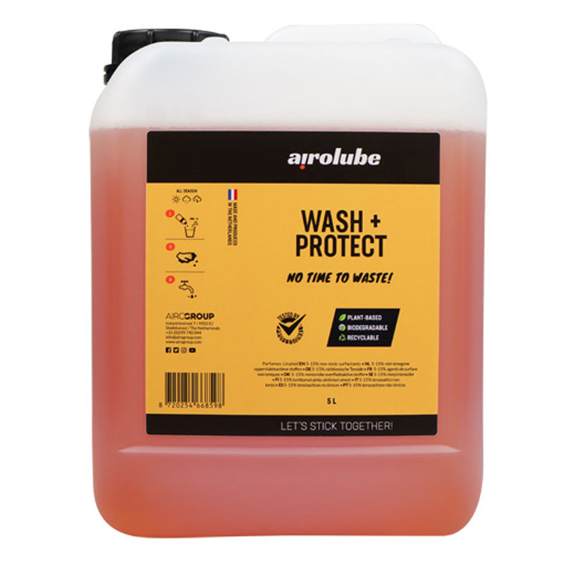 Airolube, Wash & Protection 2-i-1 bilschampo med vaxskydd - 5 liters jerrycan