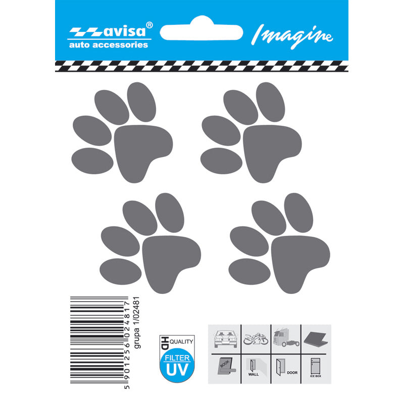 Avisa, Auto Tattoo Sticker Paws - 9,7x6,5cm