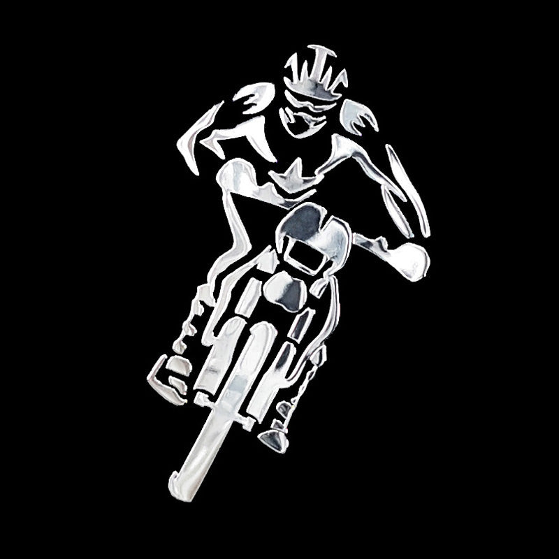 Avisa, Nickel Sticker Moto - 3D-effekt - 42x70mm