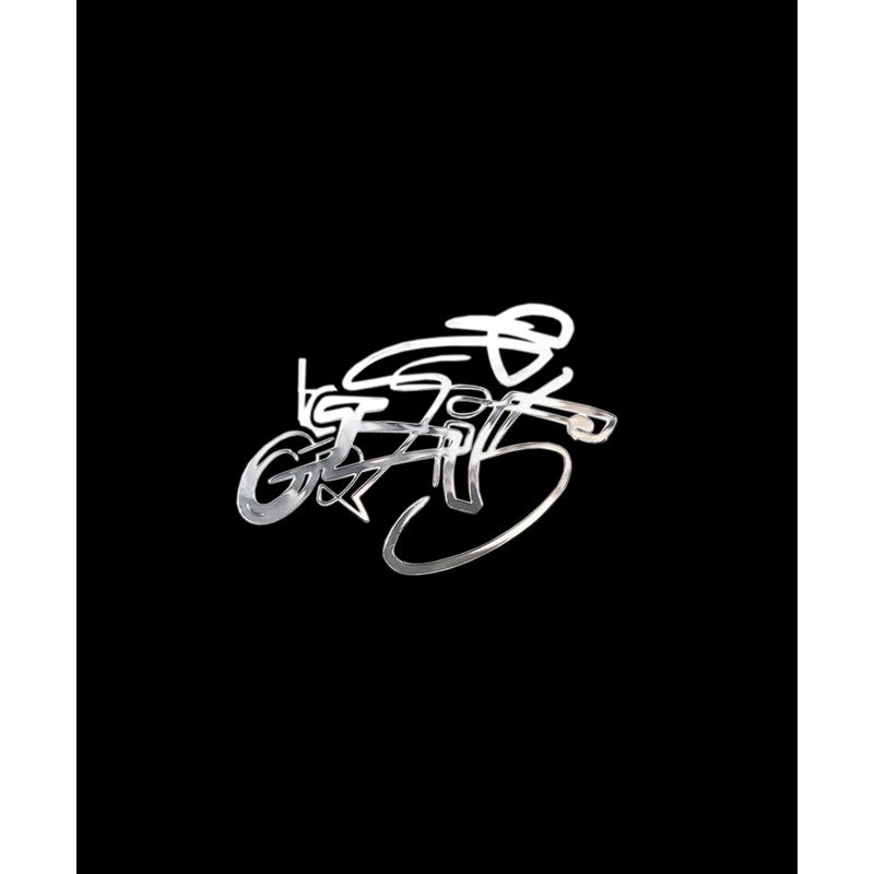 Avisa, Nickel Sticker Cyclist 2 - 60x40mm - 3D-effekt