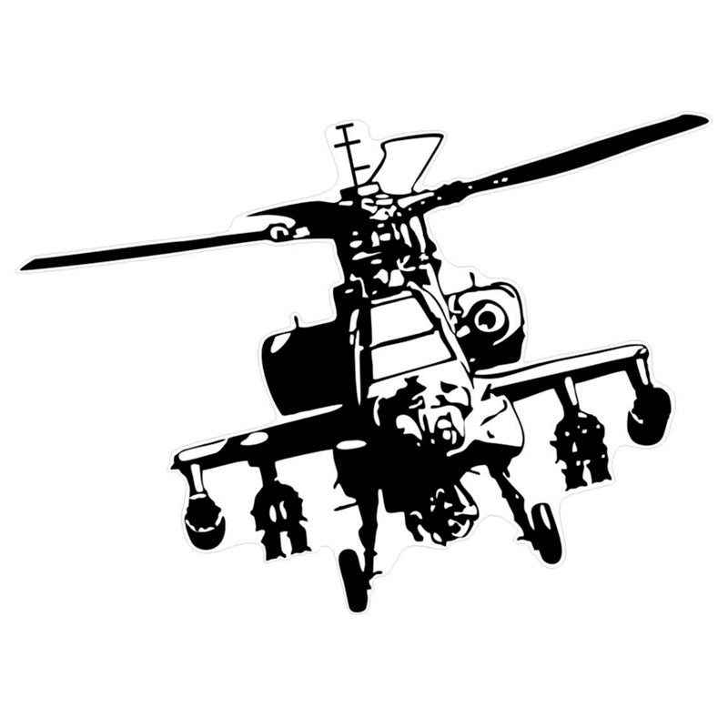 Avisa, Helikopter Tattoo Sticker - 45x33cm