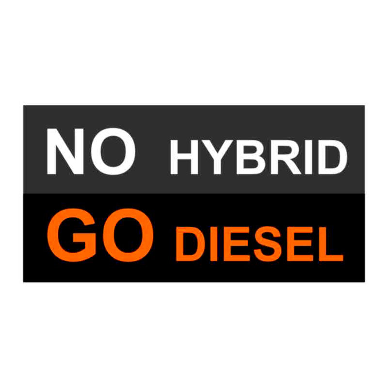 Avisa, Diesel Auto Tattoo Sticker NO HYBRID - 11x5,6 cm