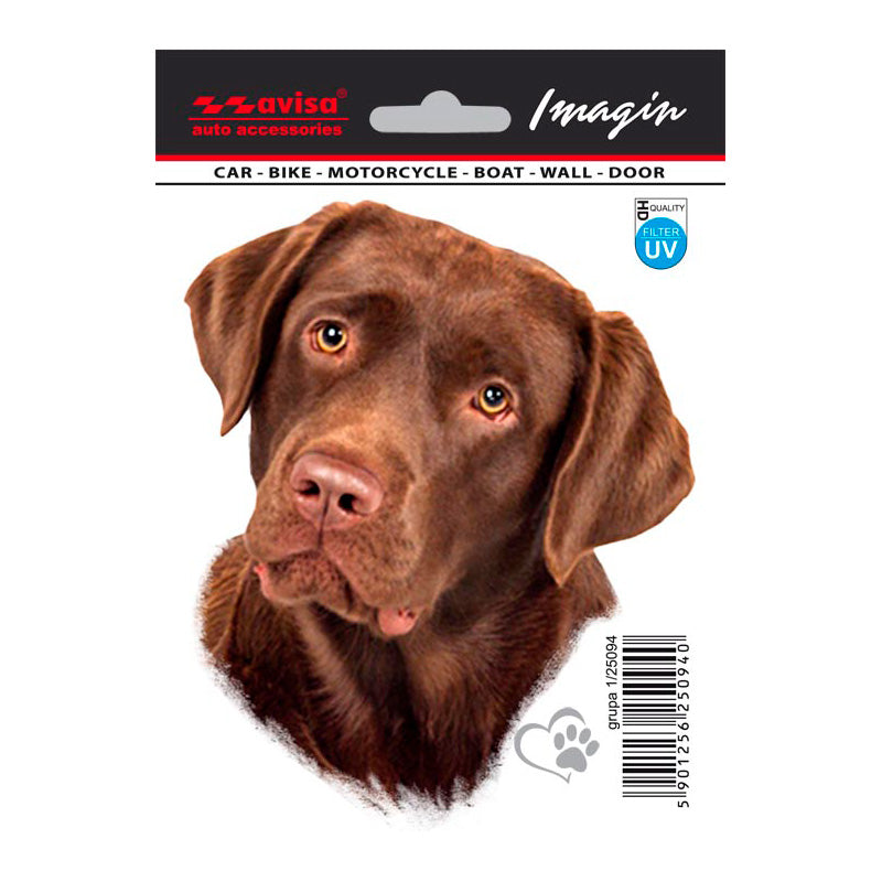 Avisa, Auto Tattoo Sticker Labrador Retriever - 11x13,2cm