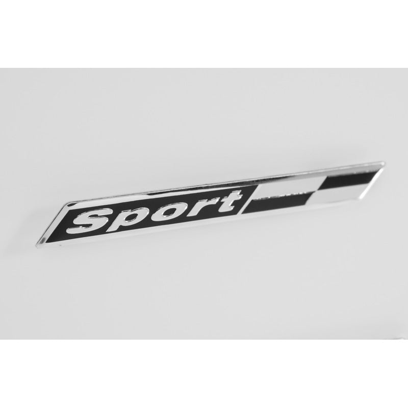 Avisa, Aluminiumlogotyp - SPORT & Rutig - 12x1,3cm