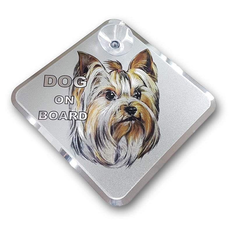 Avisa, Auto Tattoo Sticker - Yorkshire Terrier - 11,5x11,5cm