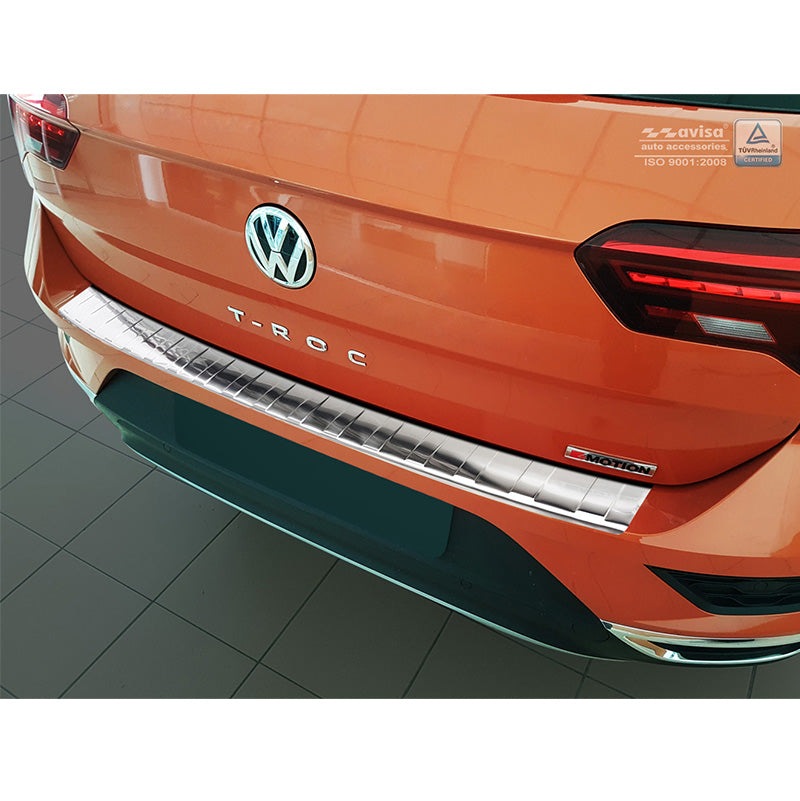 Avisa, Bakre stötfångarskydd, Rostfritt stål, passar Volkswagen T-Roc 2017-2022 & Facelift 2022- inkl. Cabrio - "kubansk"