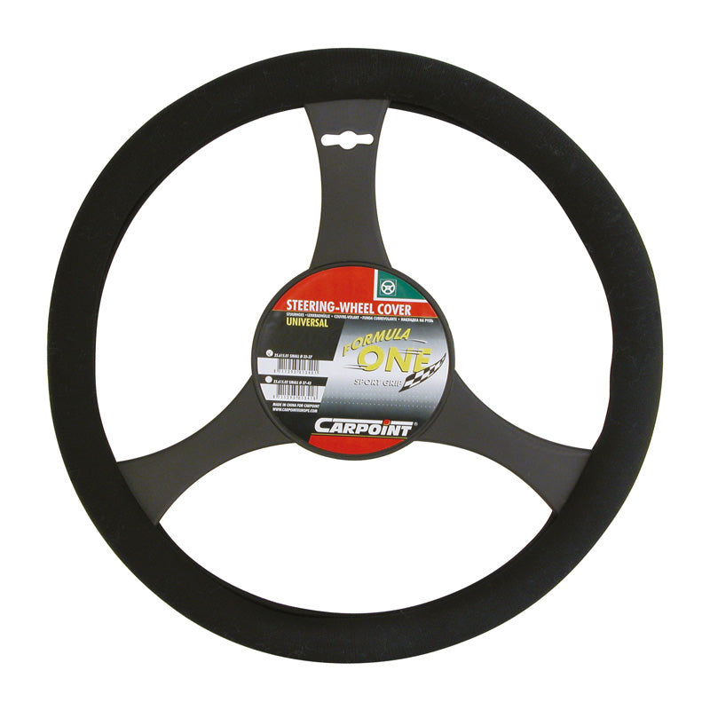 Carpoint, Comfort Steering Wheel Cover - Universal - 38cm - Svart