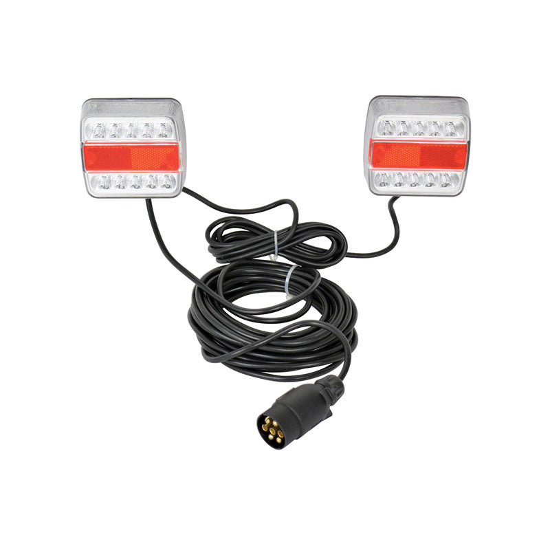 Carpoint, Magnetisk LED-Baklamporset för Trailer - 12V - E-märkt