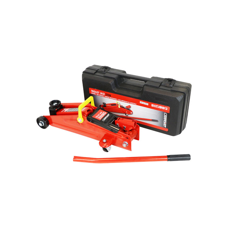 Carpoint, Hydraulic Trolley Jack 2000kg - Aluminium & Steel in Box