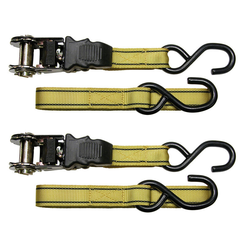 Carpoint, Ratchet Straps Hög kvalitet - 2 st. 5m - 350kg Kapacitet