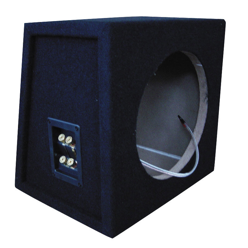 Necom, MDF Subwoofer box 10-tum - 2x Anslutning - 16L