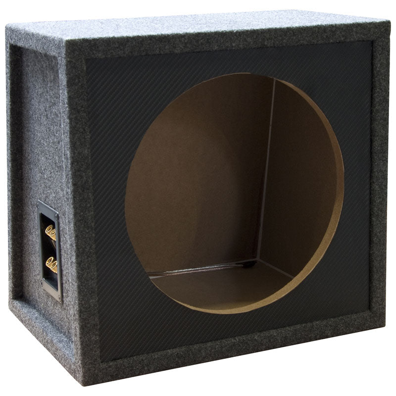 Necom, MDF Subwoofer Box 12-tum - 27L - Dubbel anslutning