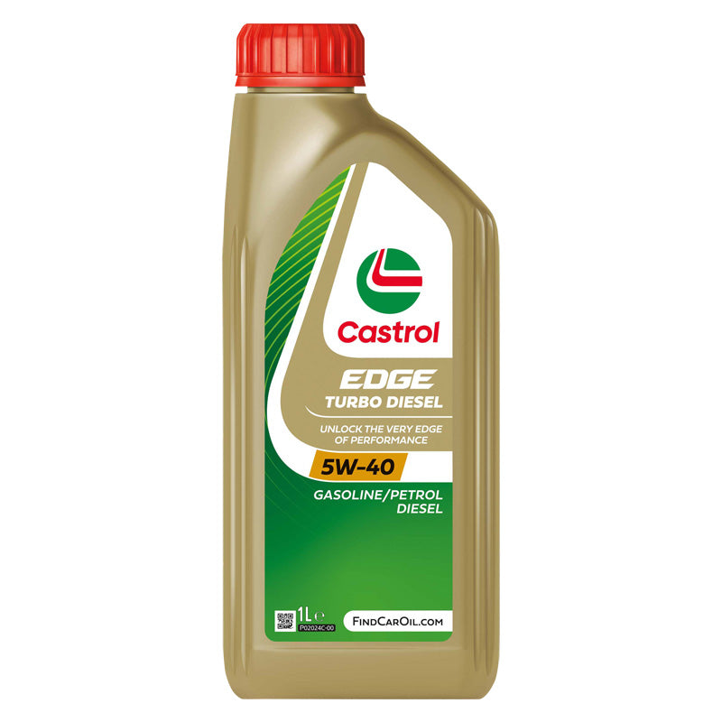 Castrol, EDGE Turbo Diesel 5W-40 med vätska TITANIUM - 1 liter