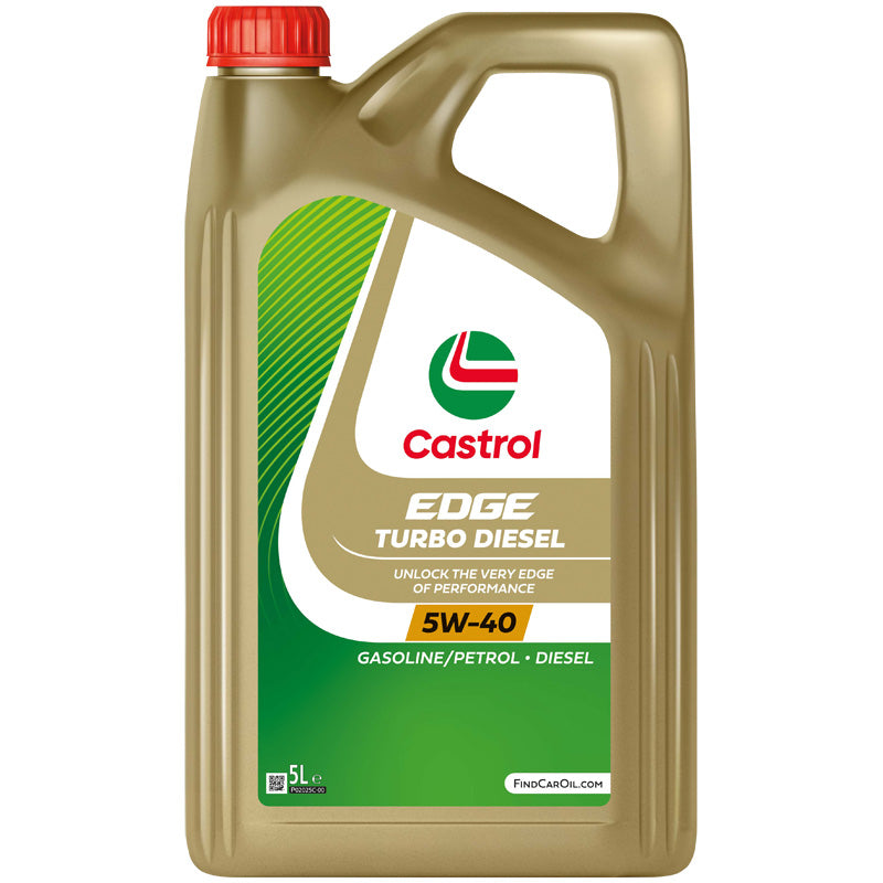 Castrol, EDGE Turbo Diesel 5W-40 - 5 liter - Optimerad prestanda