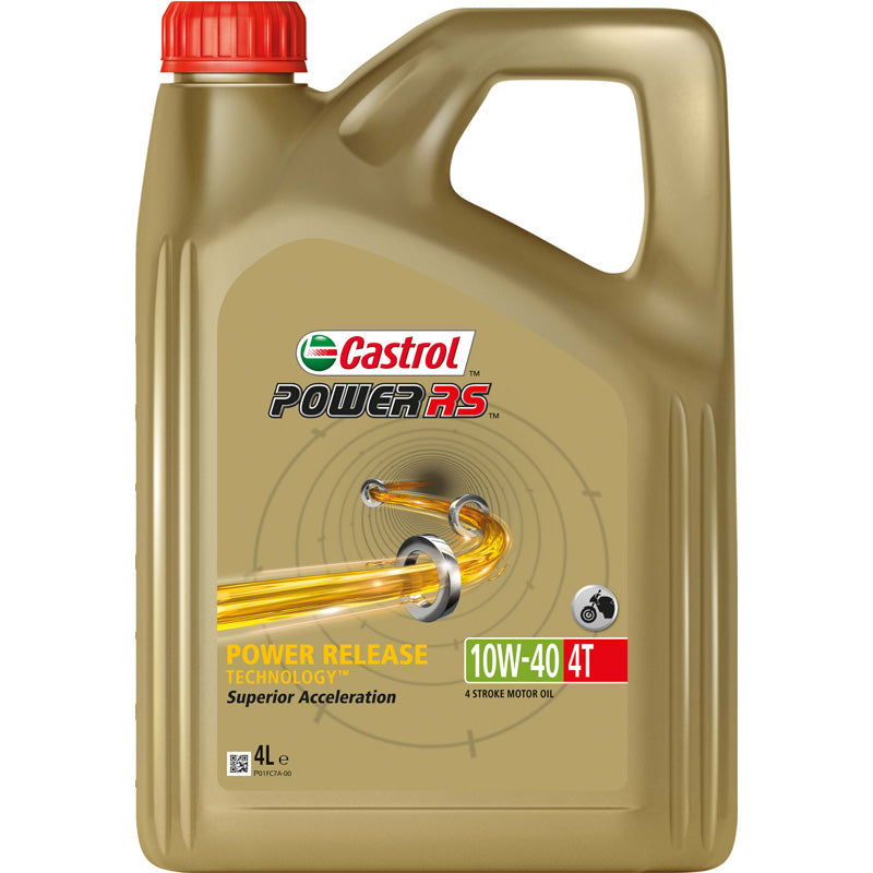 Castrol, POWER1 4T Motorolja - Halvsyntetisk - 10W-40 - 4 liter