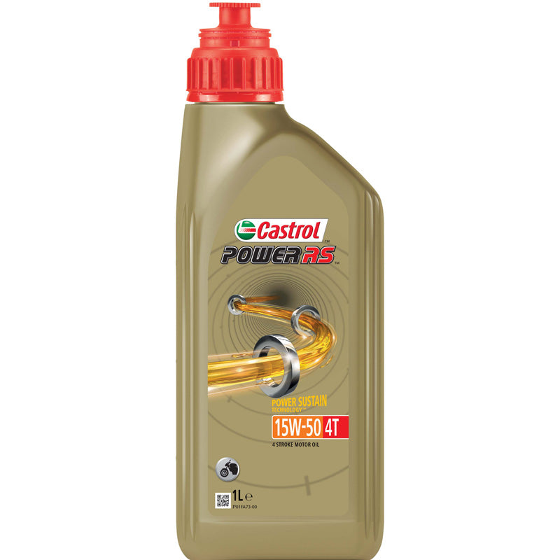 Castrol, Power RS ​​4T Motorolja 15W-50 - 1 liter