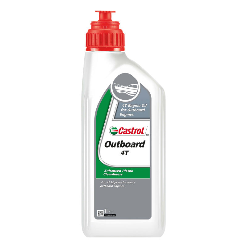 Castrol, Outboard 4T Motorolja - 1 liter - Delvis syntetisk