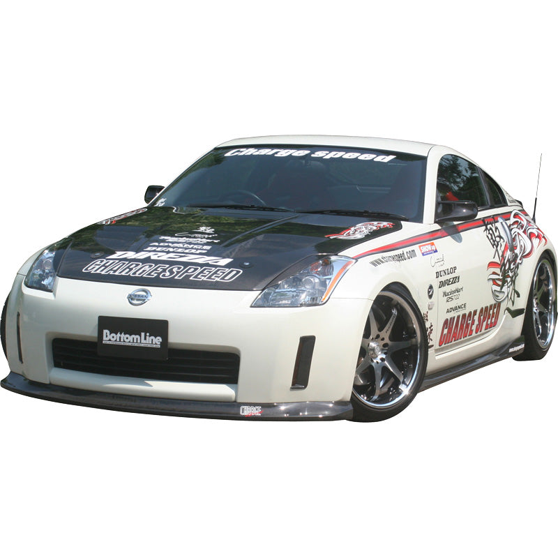 Laddhastighet, främre spoiler, passar Nissan 350Z Z33 BottomLine (FRP)