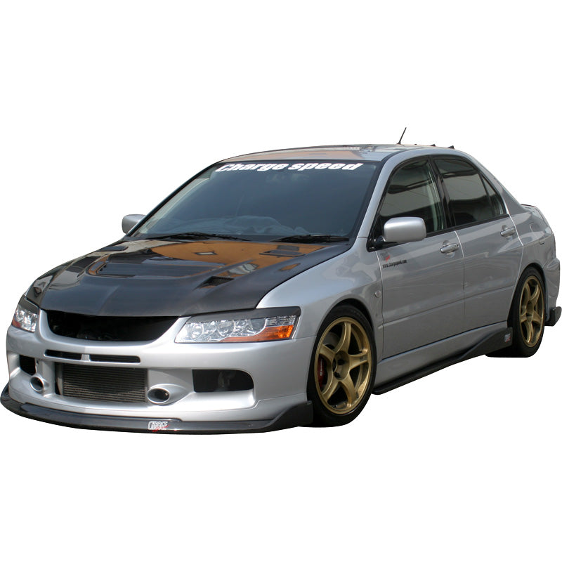 Chargespeed, Front Spoiler, Passar Mitsubishi Lancer Evo 9 CT9A BottomLine (FRP)