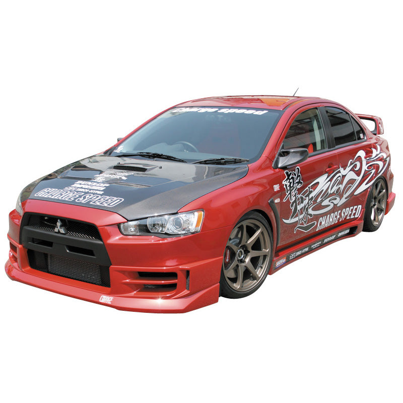 Chargespeed, Front Spoiler, Passar Mitsubishi Lancer Evo X CZ4A HalfType (FRP)