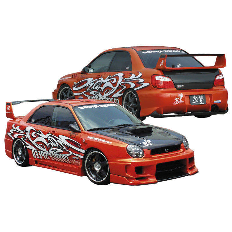 Chargespeed, WideBodykit, passar Subaru Impreza GD# (A/B) 'D-1 Style' + rak klaff