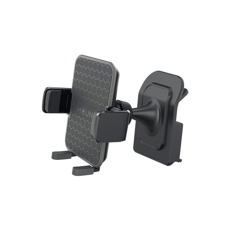 Celly, Smartphone Holder Mount Plus för Tesla Model 3, S, X och Y - Justerbar 360° rotationsarm