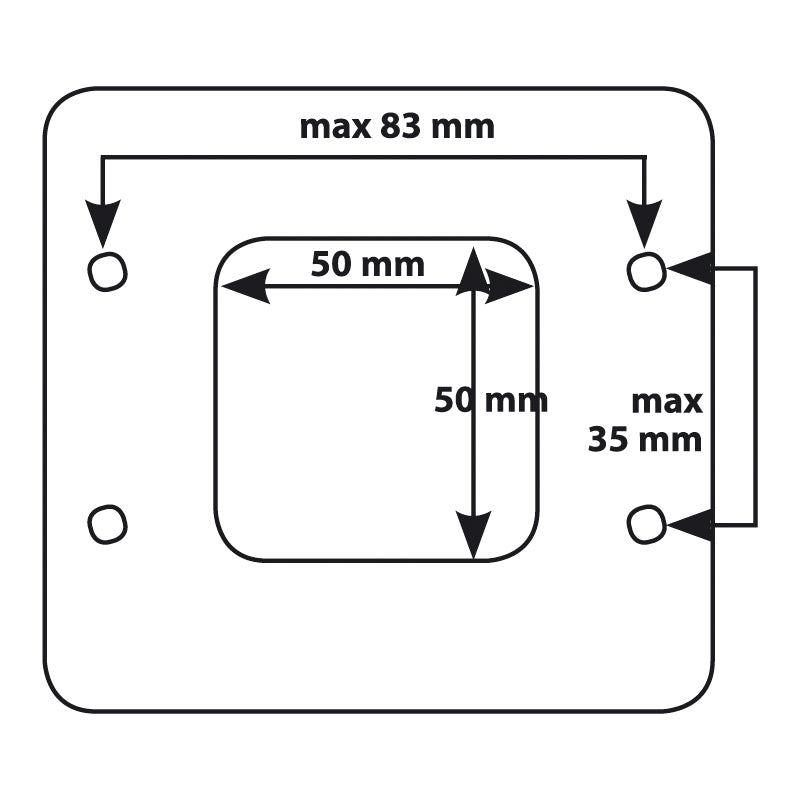 Dynamics, Luftflödessensoradapter för Bosch injektionssystem - 76mm anslutning