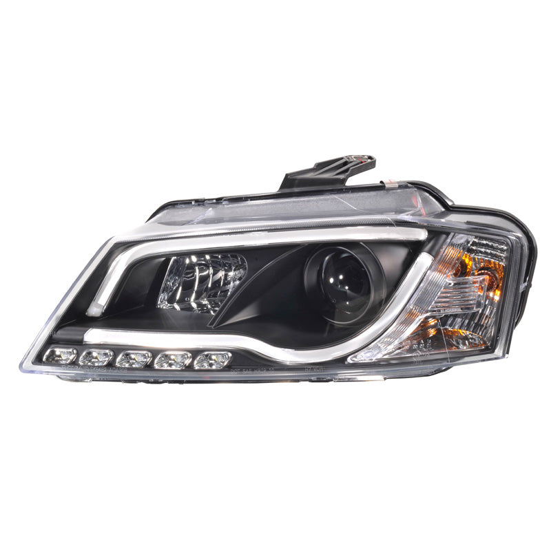 Framlampor, DRL 'Light-Bar' passar Audi A3 2008-2012 - svart