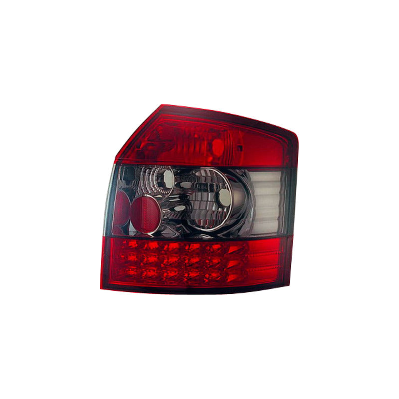 AutoStyle, LED-Baklampor, passar Audi A4 B6 Avant 2001-2004 - Röd/Rök