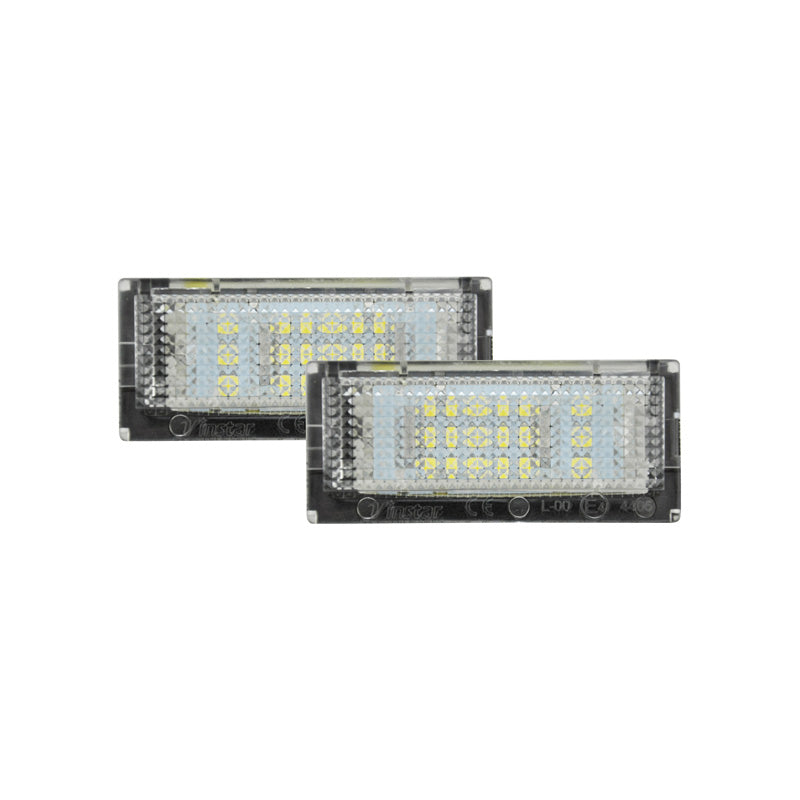 AutoStyle, LED-nummerskyltsbelysning, passar BMW 3-serie E46 Sedan/Touring 1998-2005