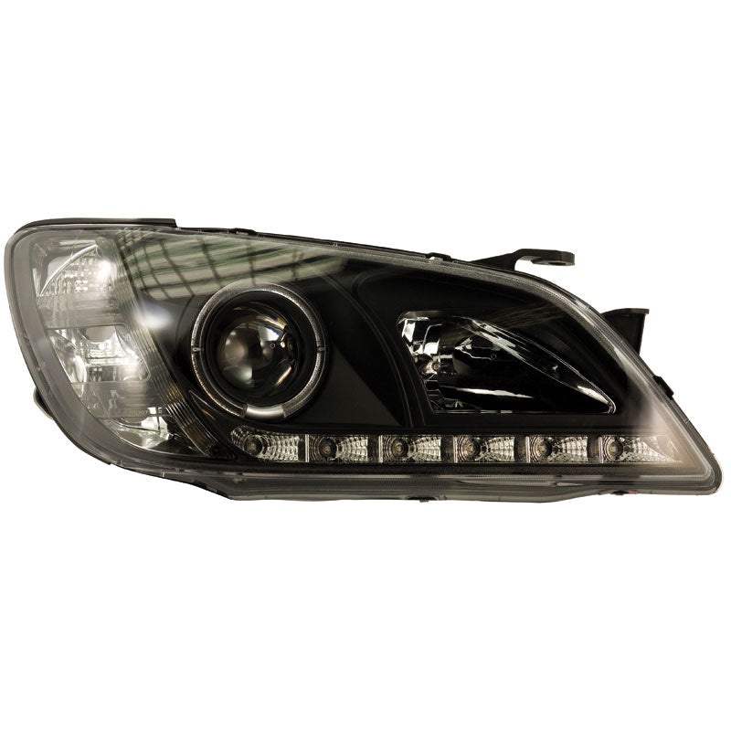 Framlampor, DRL-Look passar Lexus IS300 1998-2005 - svart