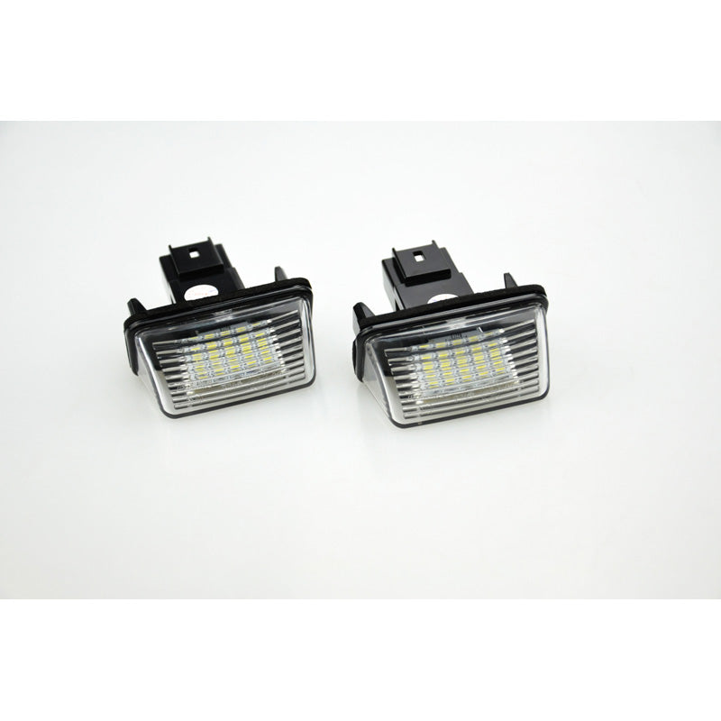 AutoStyle, LED-nummerskyltsbelysning, passar Citroen/Peugeot olika modeller