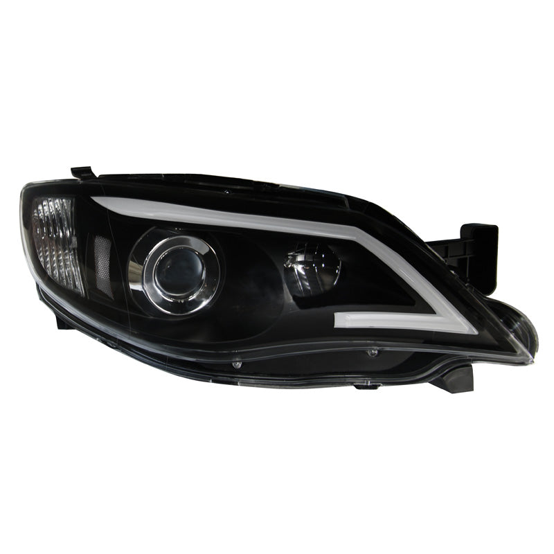 Framlampor, DRL-Look Light-Bar Passar Subaru Impreza 2008-2014 - Svart