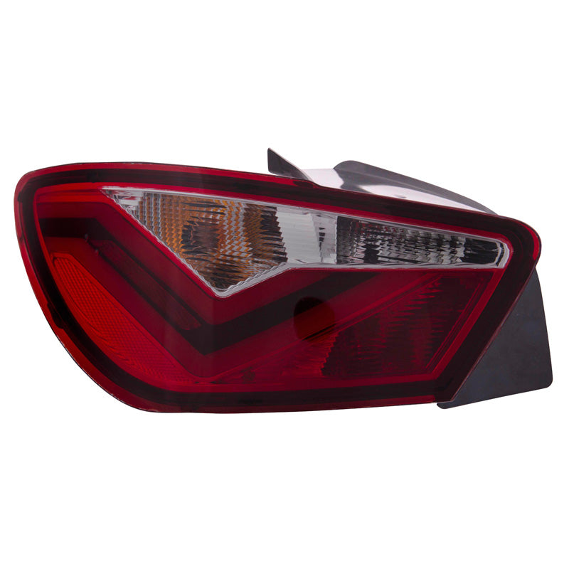 AutoStyle, LED-Baklampor, passar Seat Ibiza 6J SC 3-dörrars 2008- - Röd/Smoke