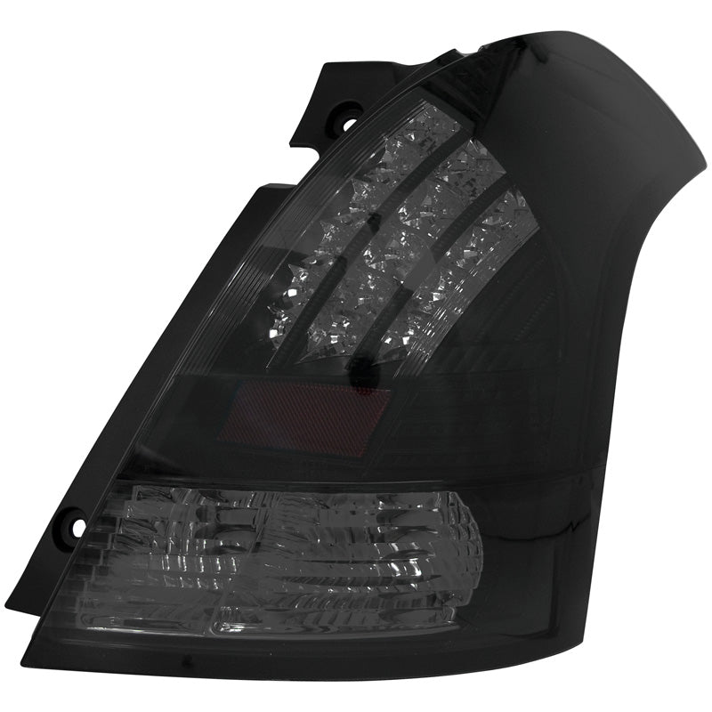 AutoStyle, LED-Baklampor, passar Suzuki Swift II 2005-2010 - Svart/Smoke