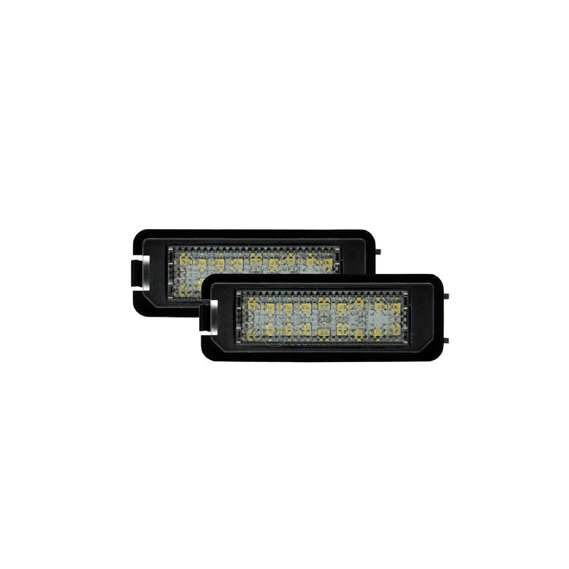 AutoStyle, LED-nummerskyltsbelysning, passar Audi / Volkswagen / Skoda / Seat / Porsche / Bentley olika modeller