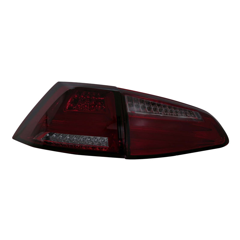 AutoStyle, LED-Baklampor, passar Volkswagen Golf VII 3/5 dörrar 2012-2017 - Röd/Rök