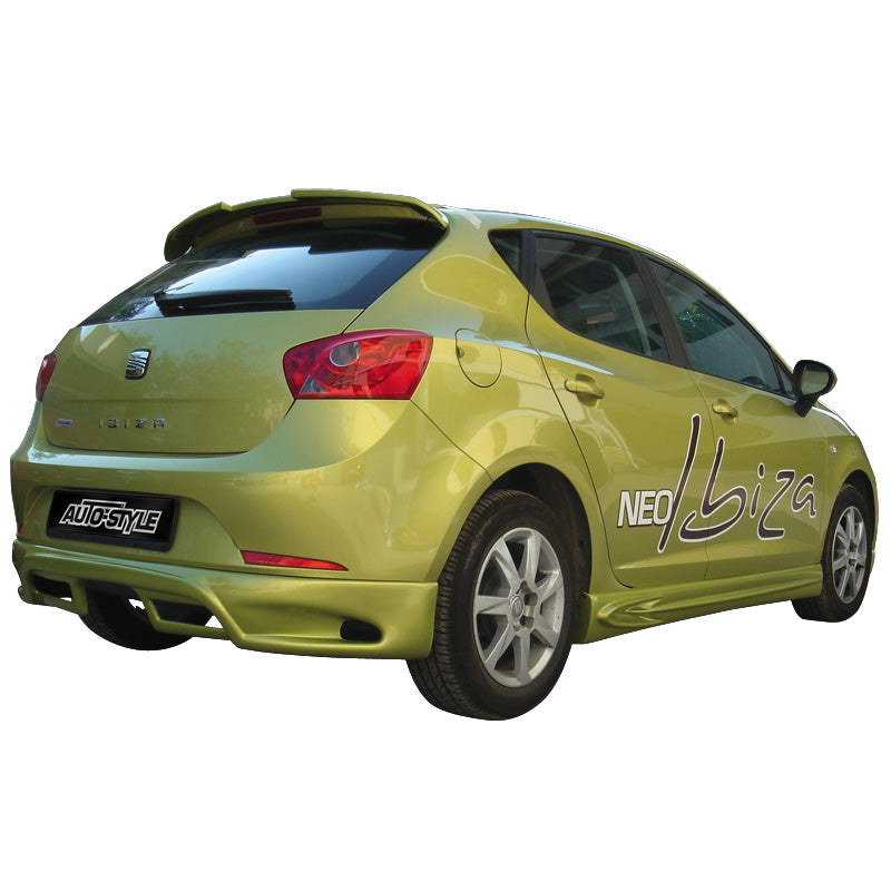 Motordrome, Bakre stötfångare, passar Seat Ibiza 6J 5-dörrars 2008- (ABS)