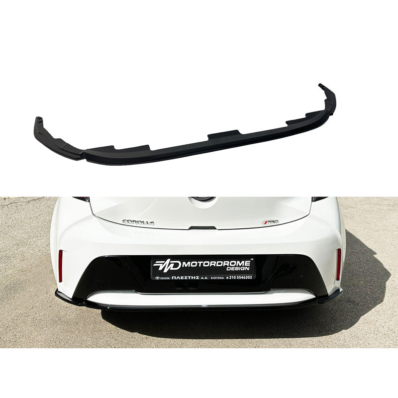 Motordrome, Bakre stötfångare (Diffuser), passar Toyota Corolla Hatchback (E21) 2019- (ABS Gloss black)