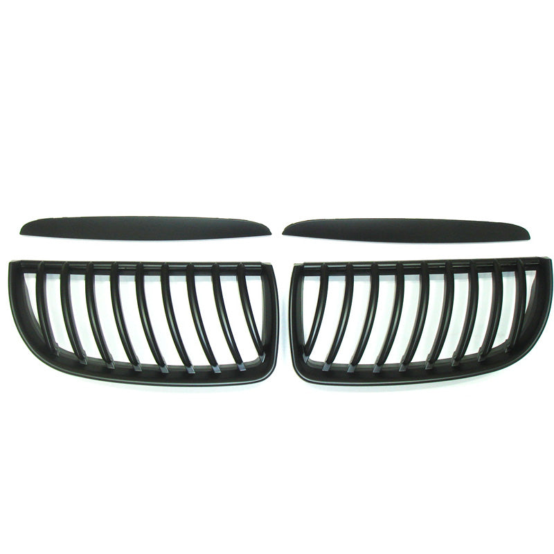 Matt svart grill, passar BMW 3-serie E90/E91 Sedan/Touring 2005-2008