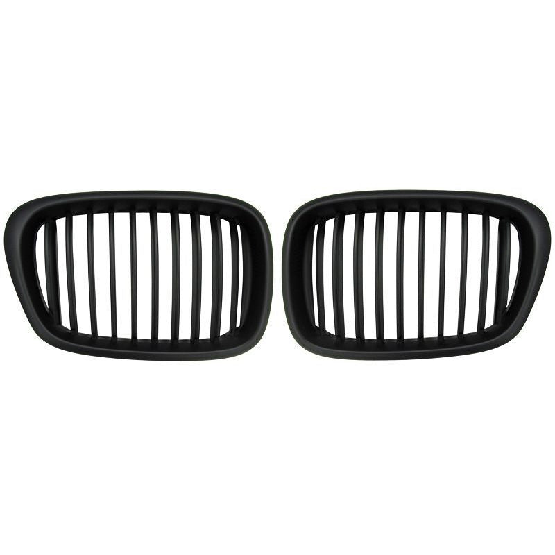 Mattsvart grill, passar BMW 5-serie E39 1995-2001