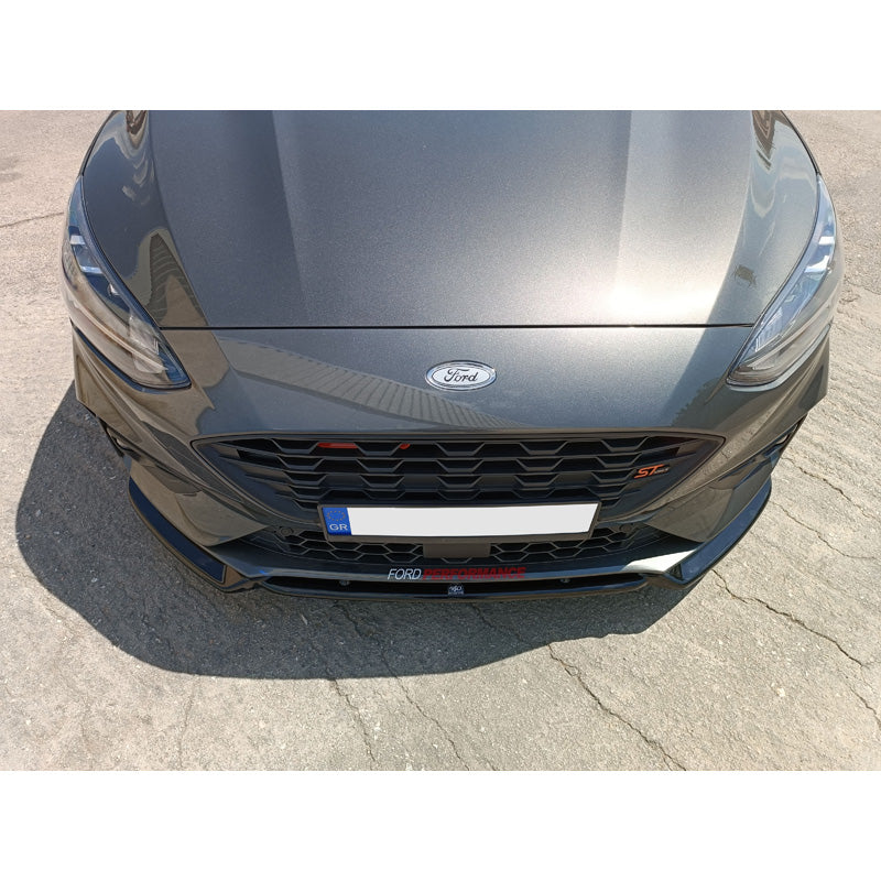 Motordrome, Frontspoiler, passar Ford Focus IV ST/ST-Line 2018- (ABS Blank svart)