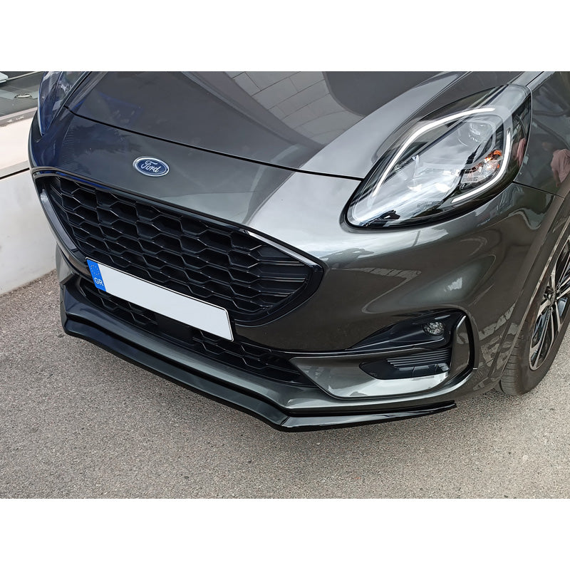 Motordrome, Frontspoiler, passar Ford Puma ST-Line 2019- (ABS Gloss black)