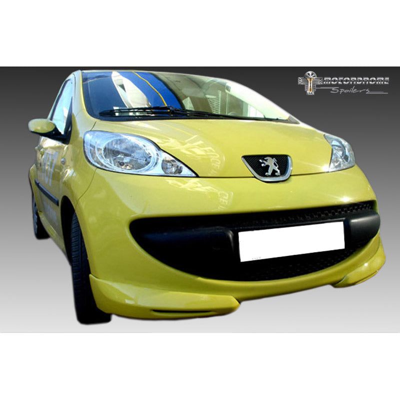 Motordrome, Frontspoiler-Wings (Hörn), passar Peugeot 107 2005-2009 (ABS)