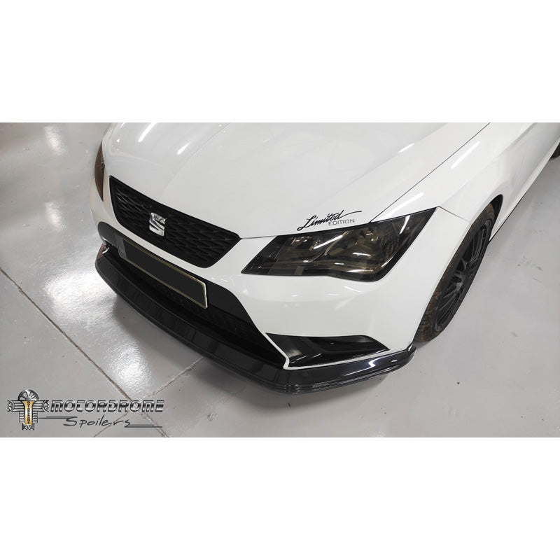 Motordrome, Frontspoiler, passar Seat Leon 5F SC/5-dörrars/ST 2013-2017 exkl. FR/Cupra (ABS)