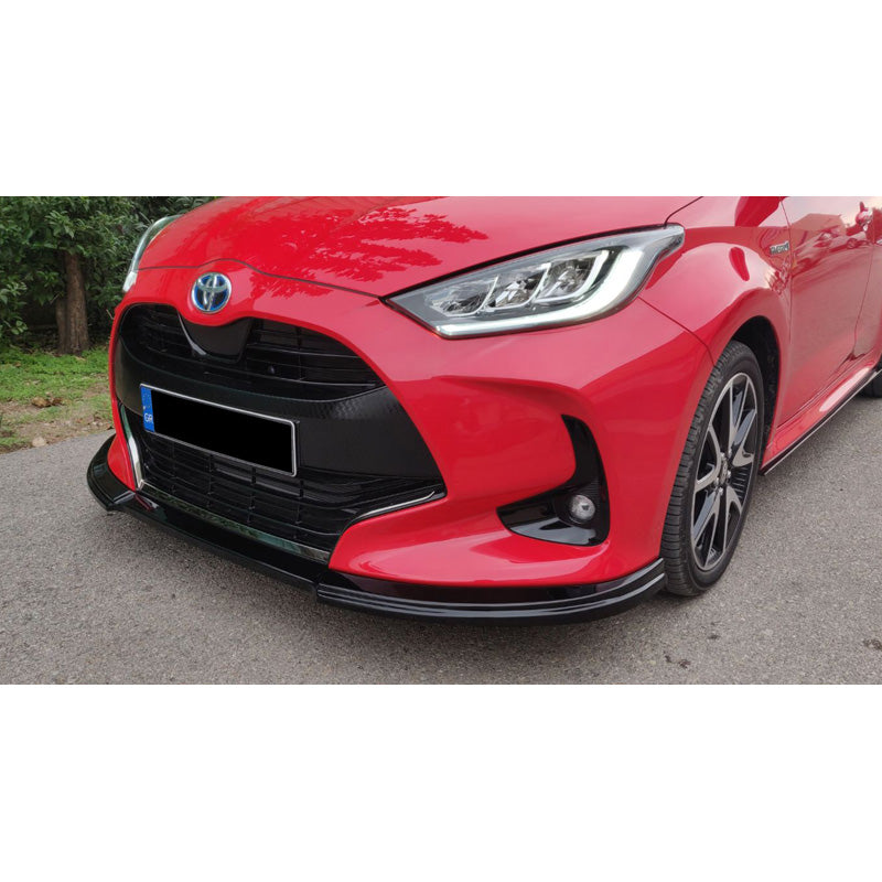 Motordrome, Frontspoiler, passar Toyota Yaris (P21) 2020- inkl. GR Sport (ABS glanssvart)