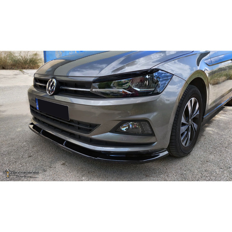 Motordrome, Frontspoiler, passar Volkswagen Polo (AW) 2017- exkl. R-Line/GTi (ABS glanssvart)